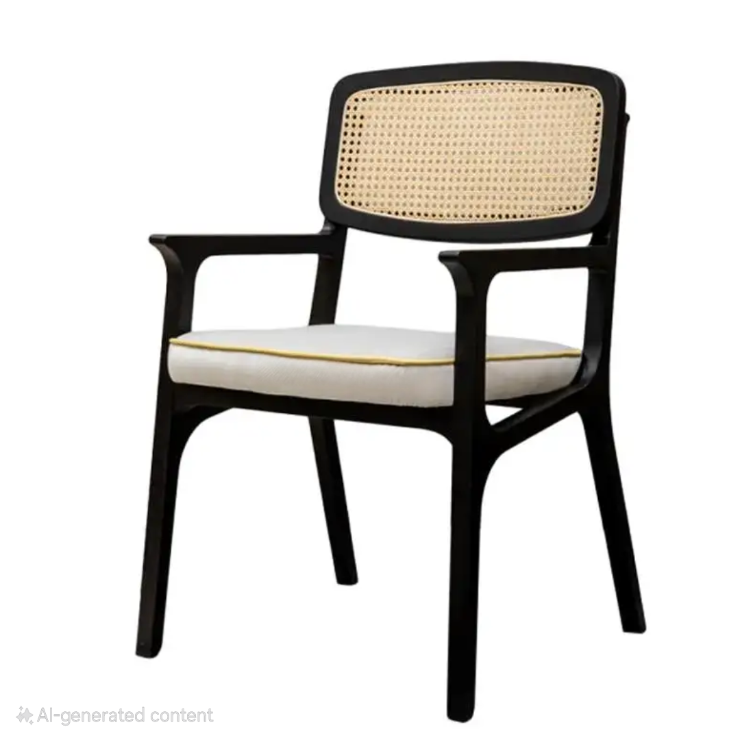 Cane Back Arm Chair – Classic Meets Contemporary – Code: CH7