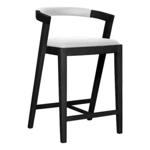 Contemporary Wooden Bar Chair with Cushioned Backrest – Code: BC4