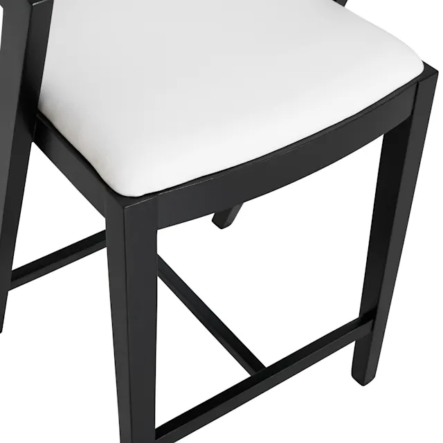 Contemporary Wooden Bar Chair with Cushioned Backrest – Code: BC4 - Image 8