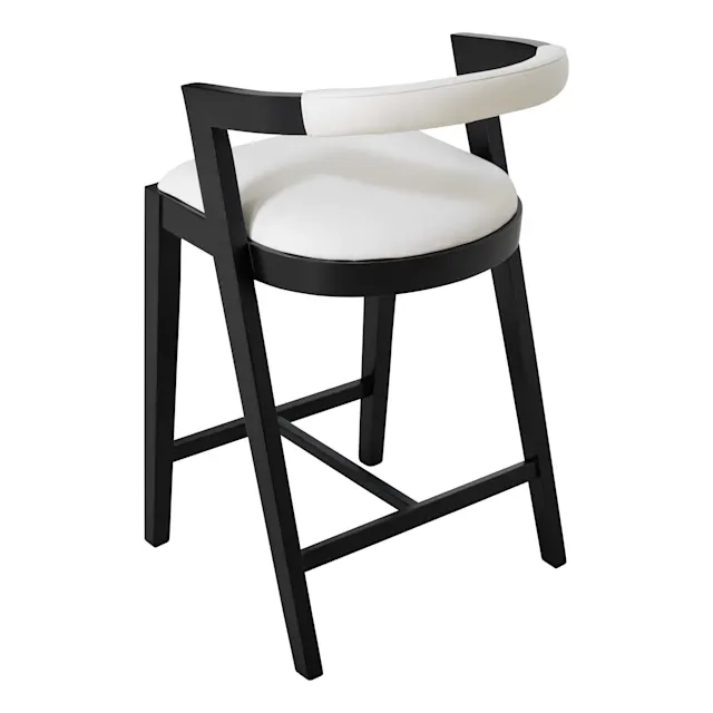 Contemporary Wooden Bar Chair with Cushioned Backrest – Code: BC4 - Image 4
