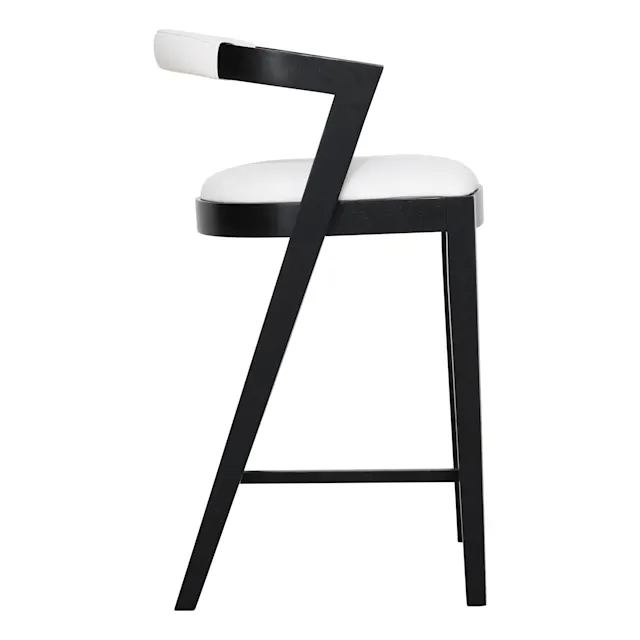Contemporary Wooden Bar Chair with Cushioned Backrest – Code: BC4 - Image 5