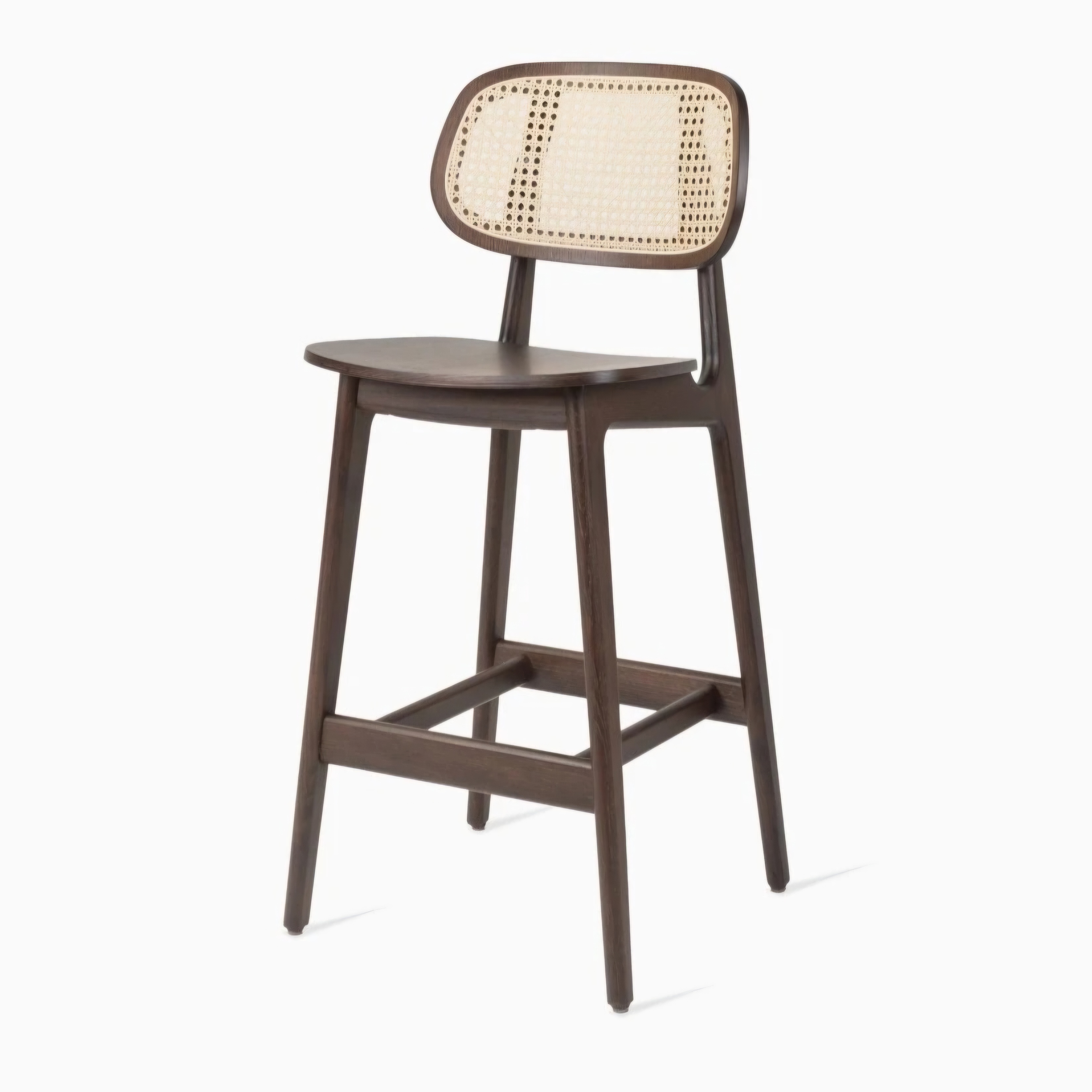 Wooden Cane Bar Chair – Code: BC3