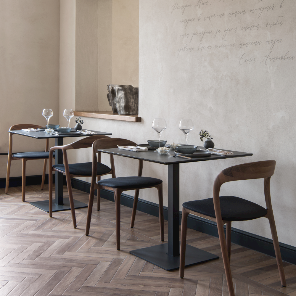 Stackable Curved Wooden Chair – Code: CH5 - Image 2