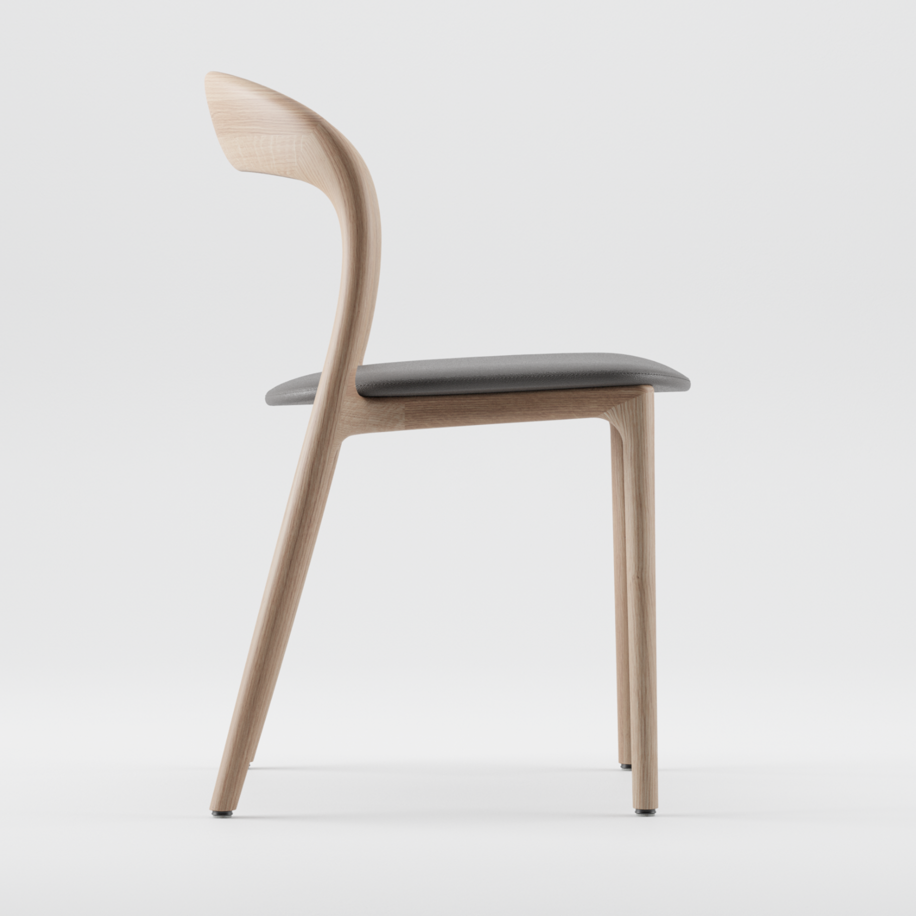 Stackable Curved Wooden Chair – Code: CH5 - Image 10