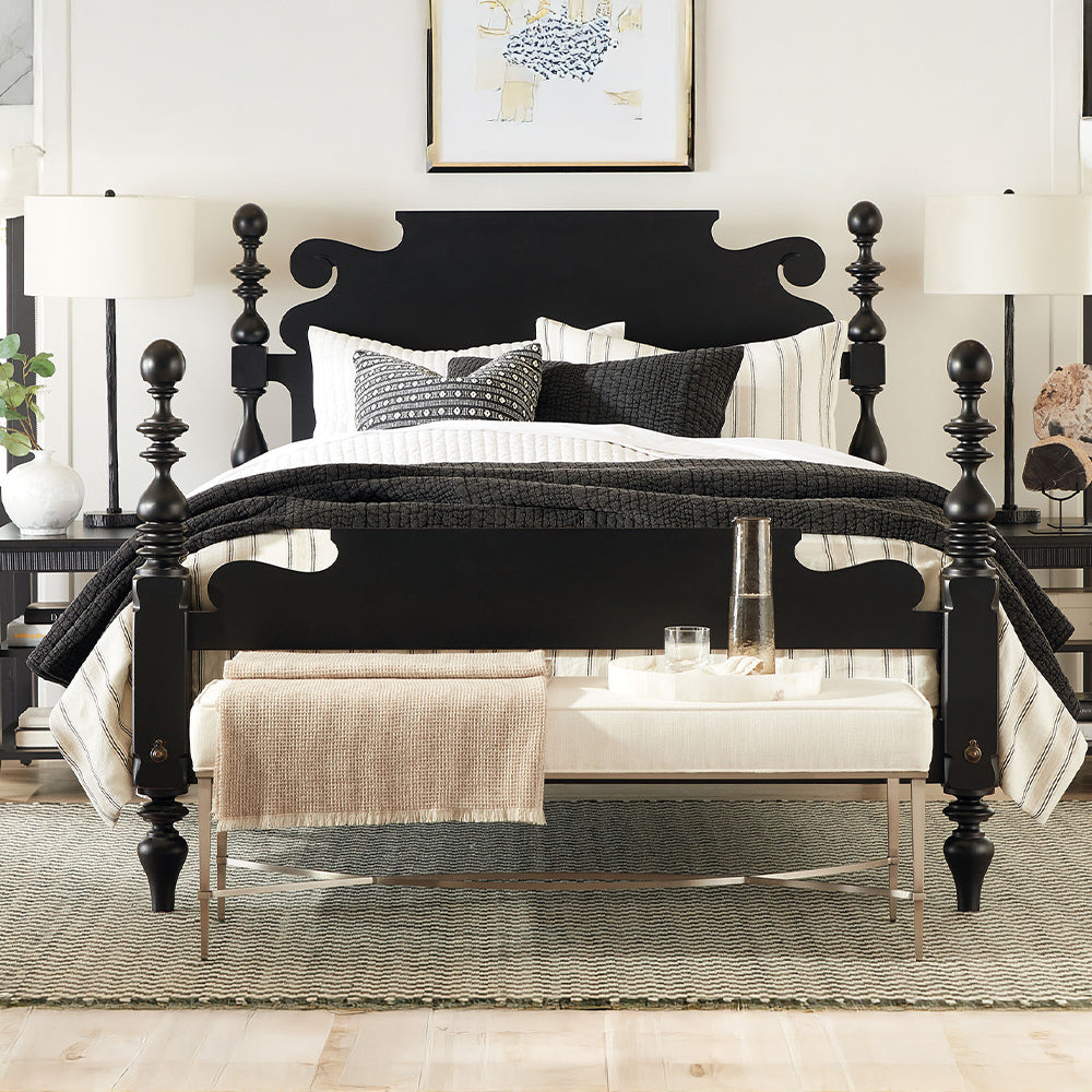 The Regal Pillar Bed – A Classic Statement of Royal Splendor – Code: BD5