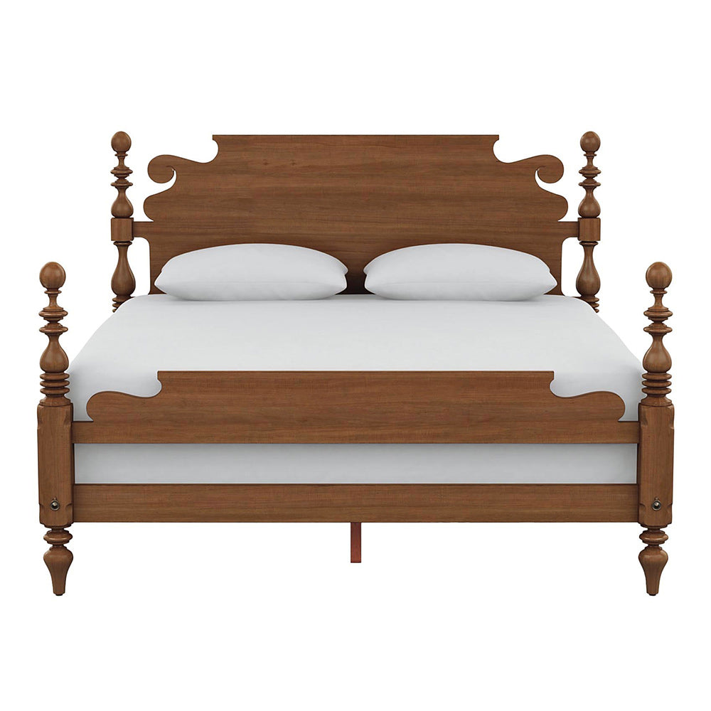 The Regal Pillar Bed – A Classic Statement of Royal Splendor – Code: BD5 - Image 3