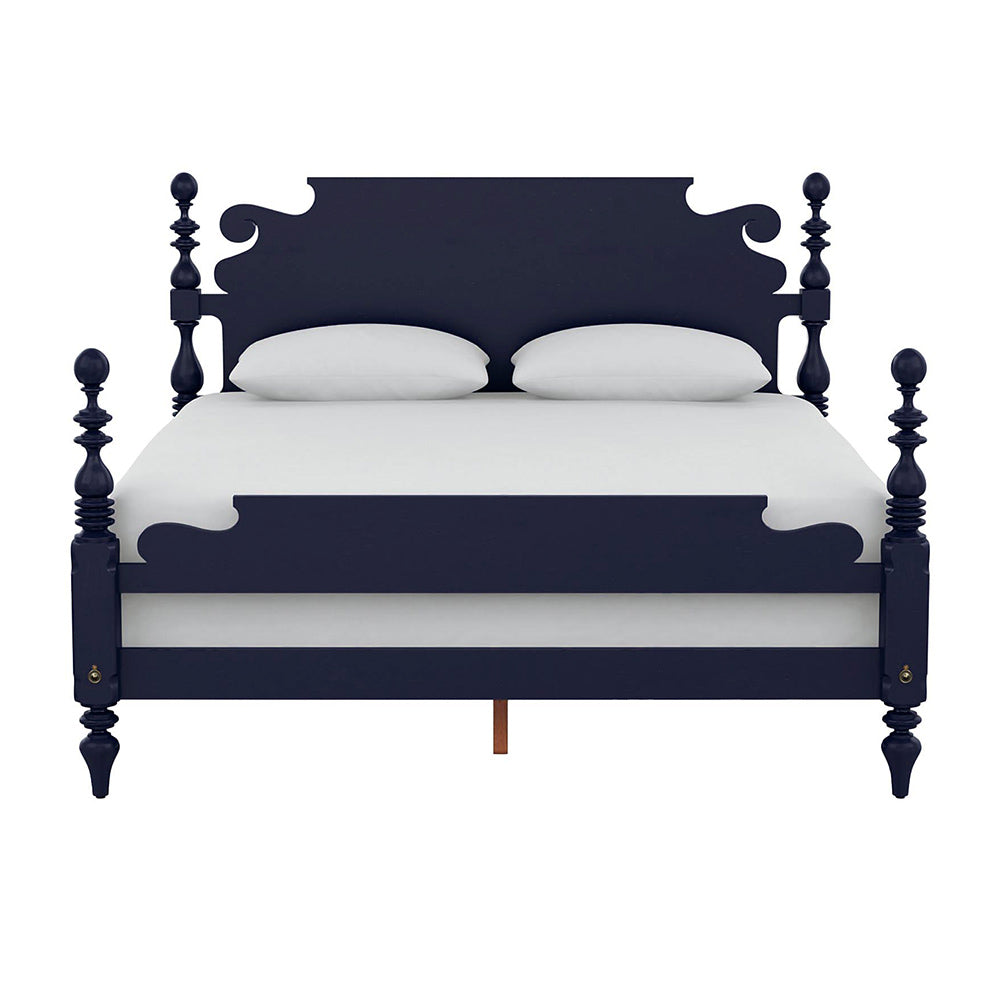 The Regal Pillar Bed – A Classic Statement of Royal Splendor – Code: BD5 - Image 4